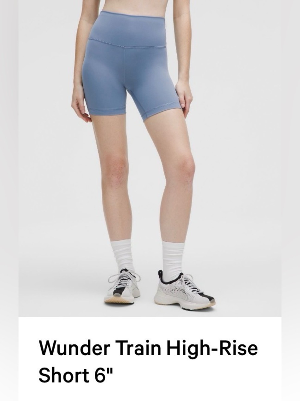 lululemon wunder train high rise short 6”